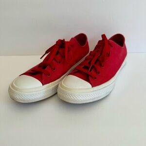 Women’s Converse All-Star with Lunarlon Red Canvas Sneakers